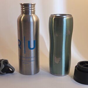 Stainless Steel 750 ml Bottle + 16 oz Travel Mug